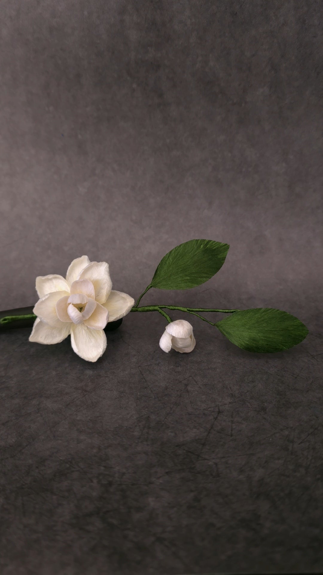 Small Jasmine thick hair stick