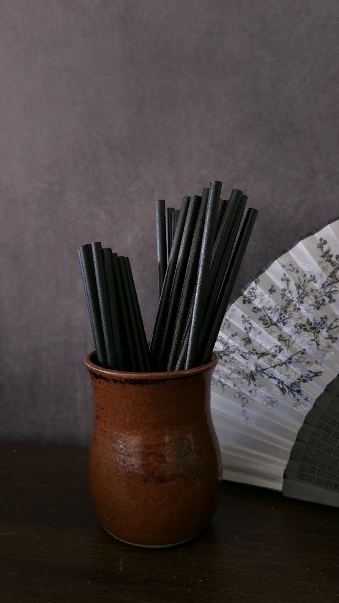 Plain Straight Hair Stick 15cm